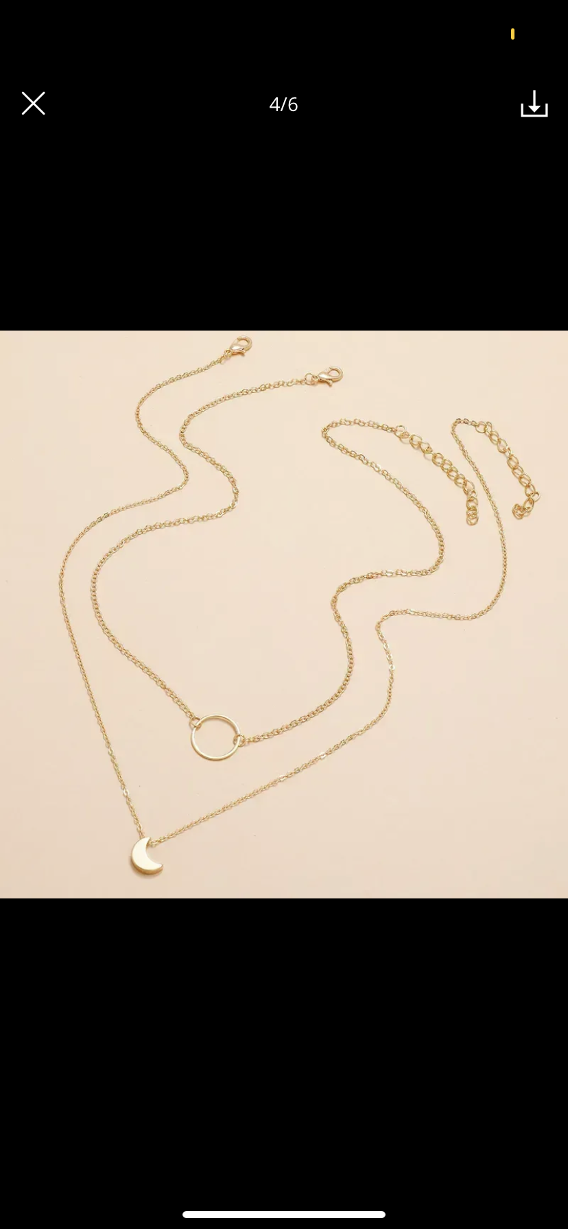 To the moon and back necklace set