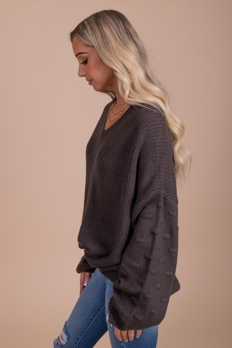 boutique fall and winter pullover sweater