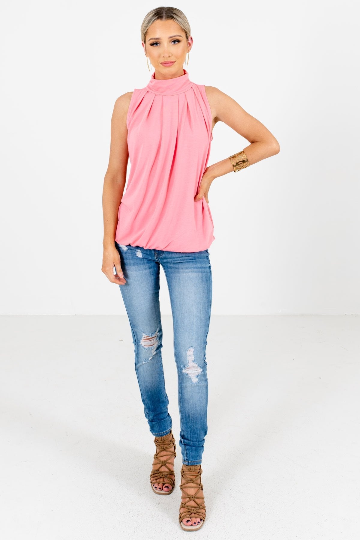 Women���s Pink Spring and Summertime Boutique Clothing
