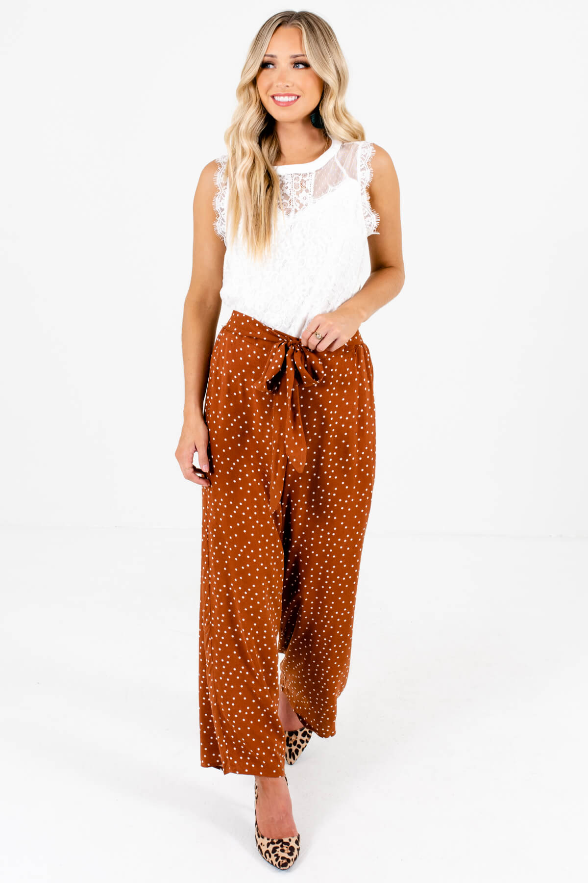 Rust Orange Cute and Comfortable Boutique Pants for Women