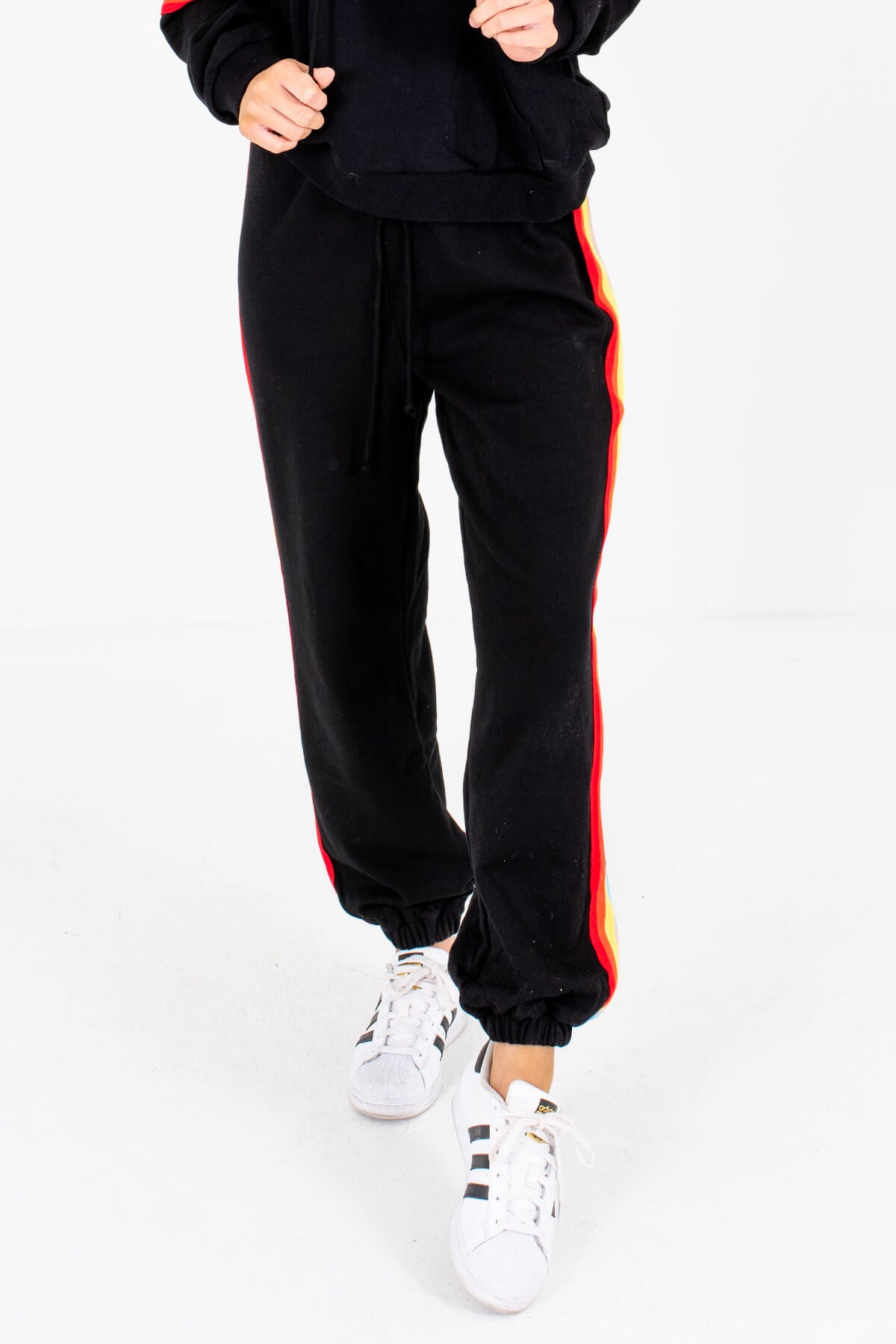 Black Cozy and Warm Boutique Jogger Pants for Women