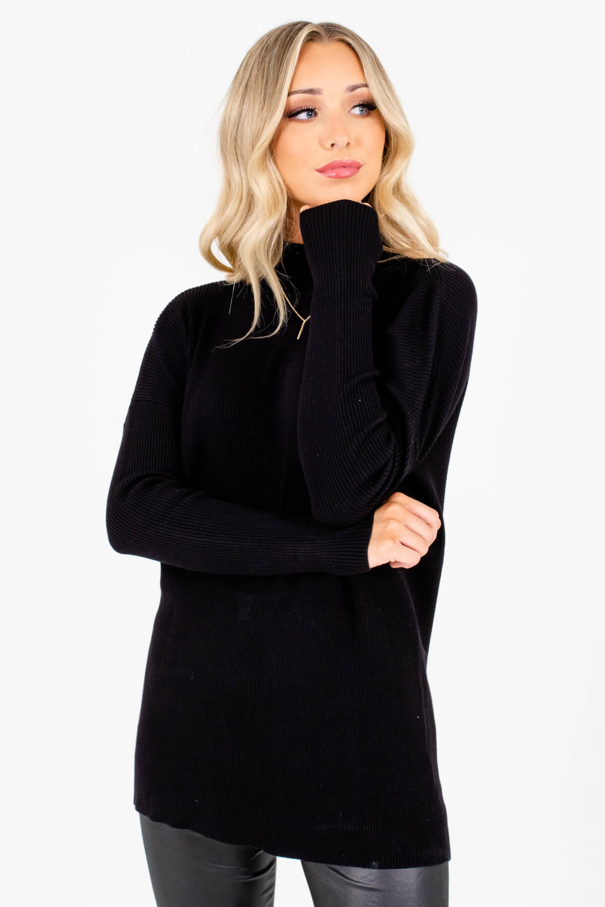 Women’s Black Warm and Cozy Boutique Clothing