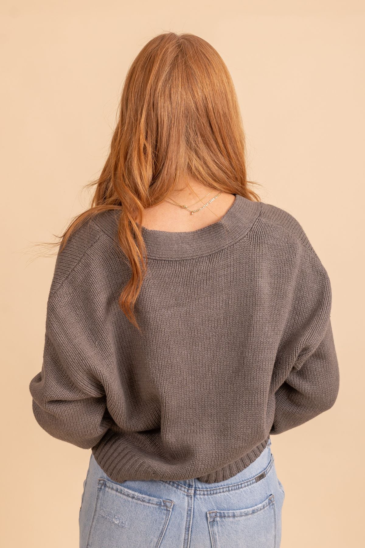 High quality gray sweater