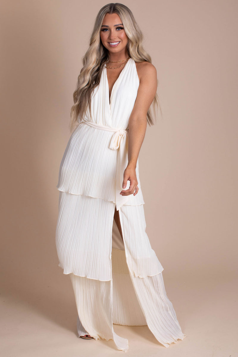 Be Enthralled Maxi Dress - Off White
