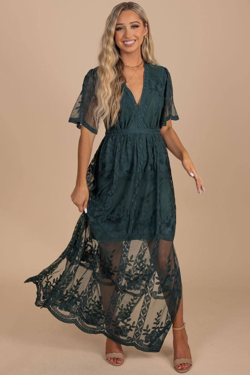 Lace Dress in Boutique Style