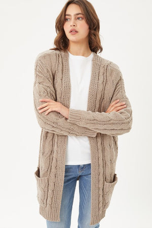 Oversized shop chenille cardigan