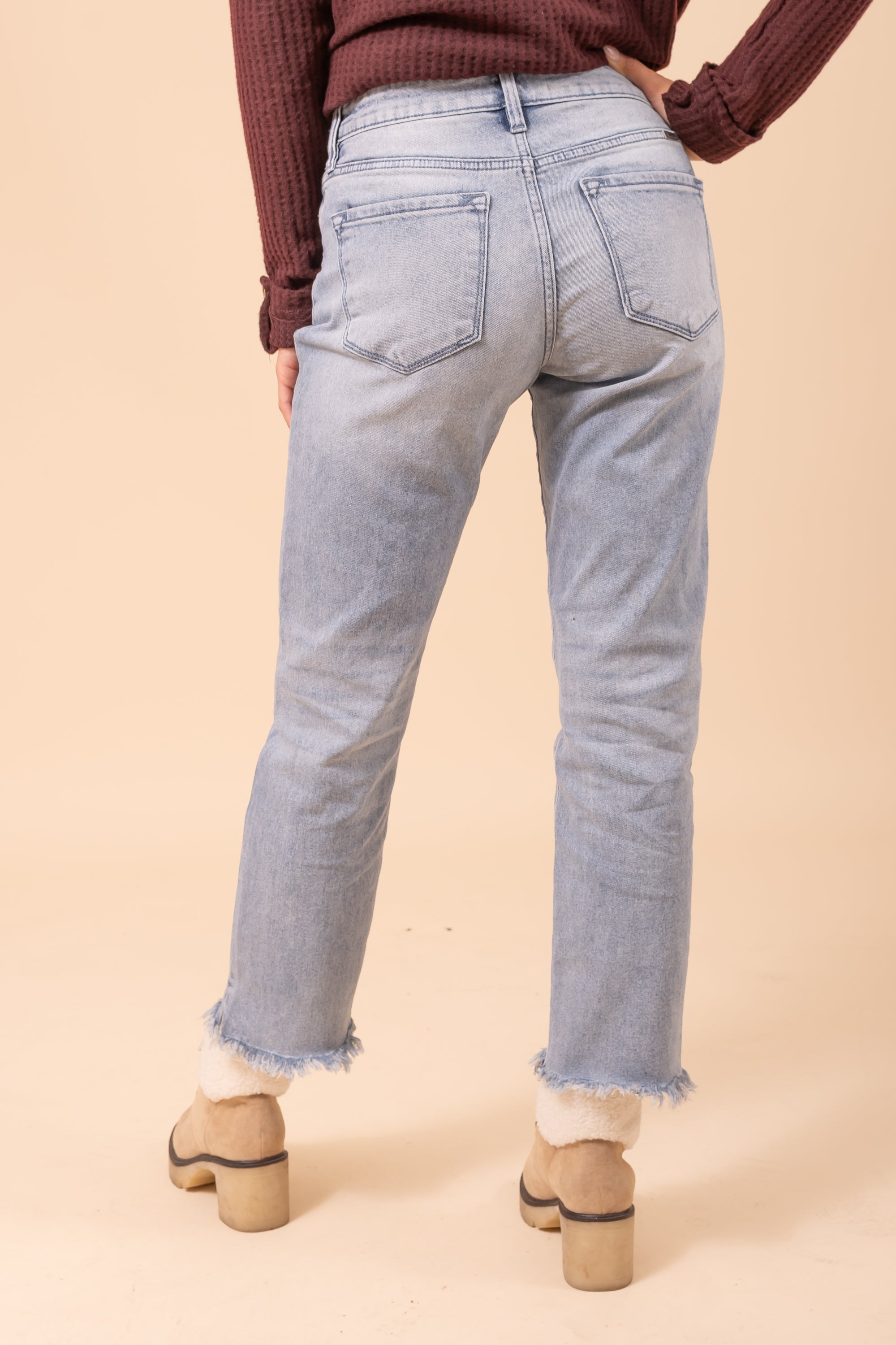 Kancan High Rise Straight Fit Jeans