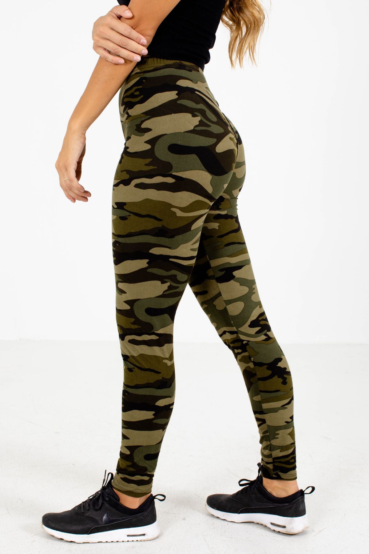 Green Cute and Comfortable Boutique Activewear Leggings for Women