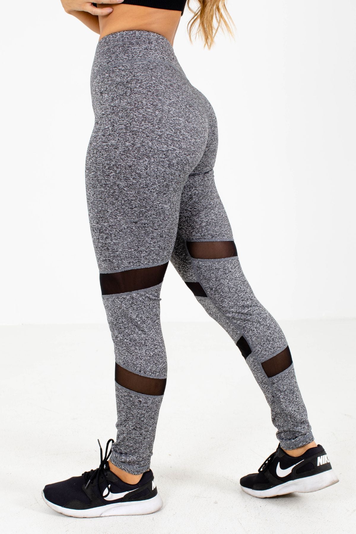 Gray High Quality Boutique Activewear Leggings for Women