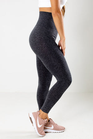 Women's Dark Gray Comfortable Boutique Activewear Leggings