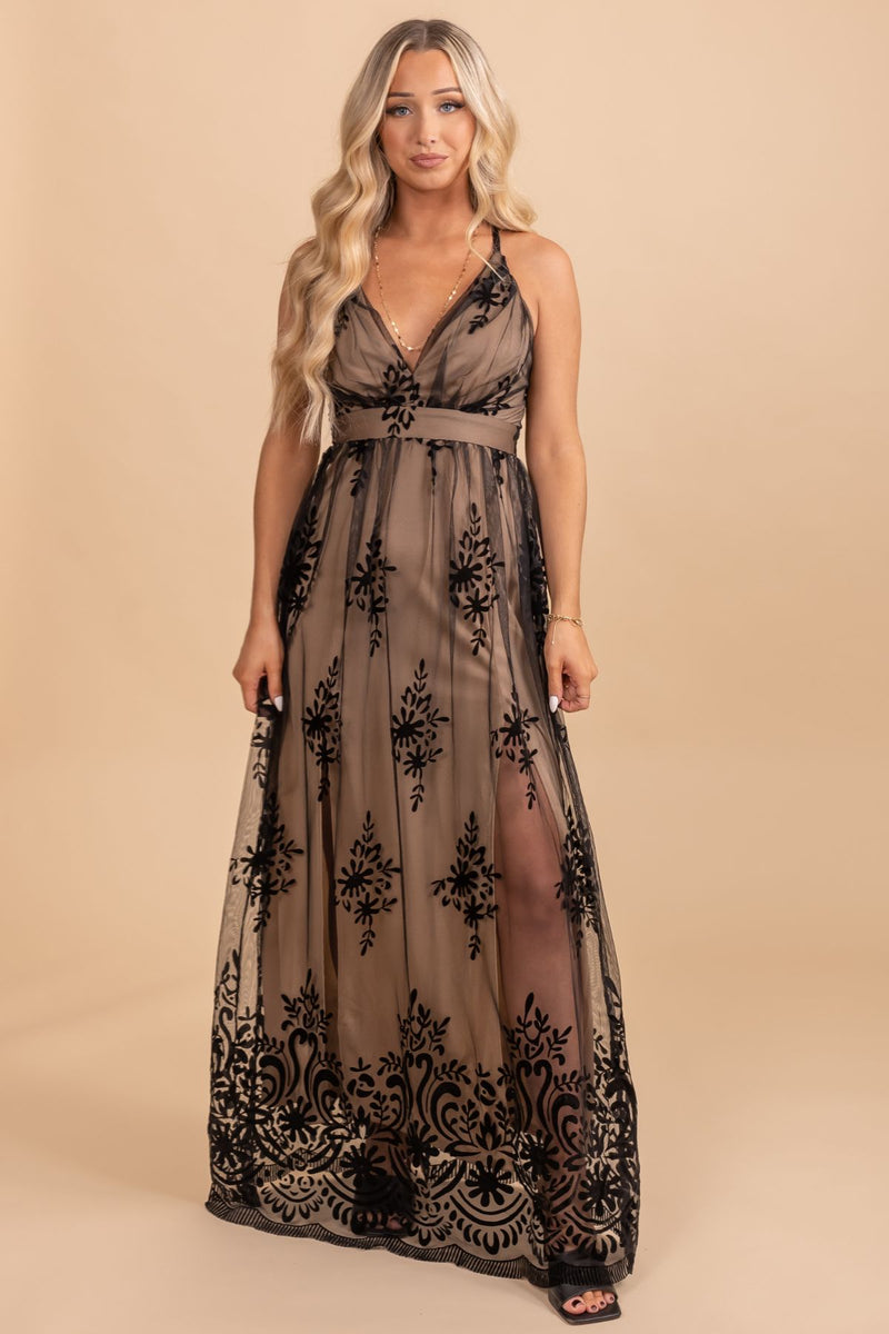 Do It With Love Mesh Maxi Dress