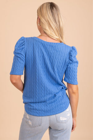 New Girl Textured Top