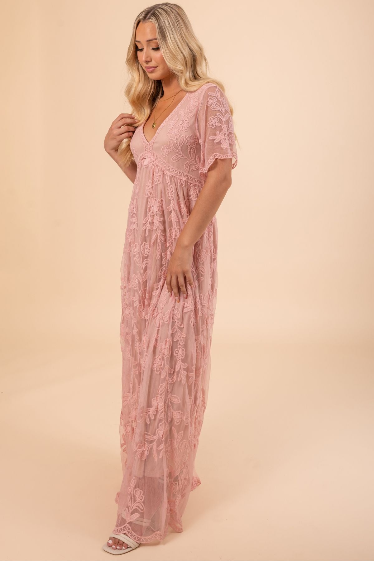 Unstoppable Lace Maxi Dress
