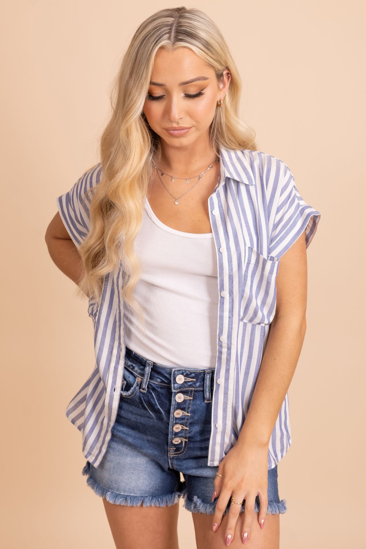 Cute store striped tops