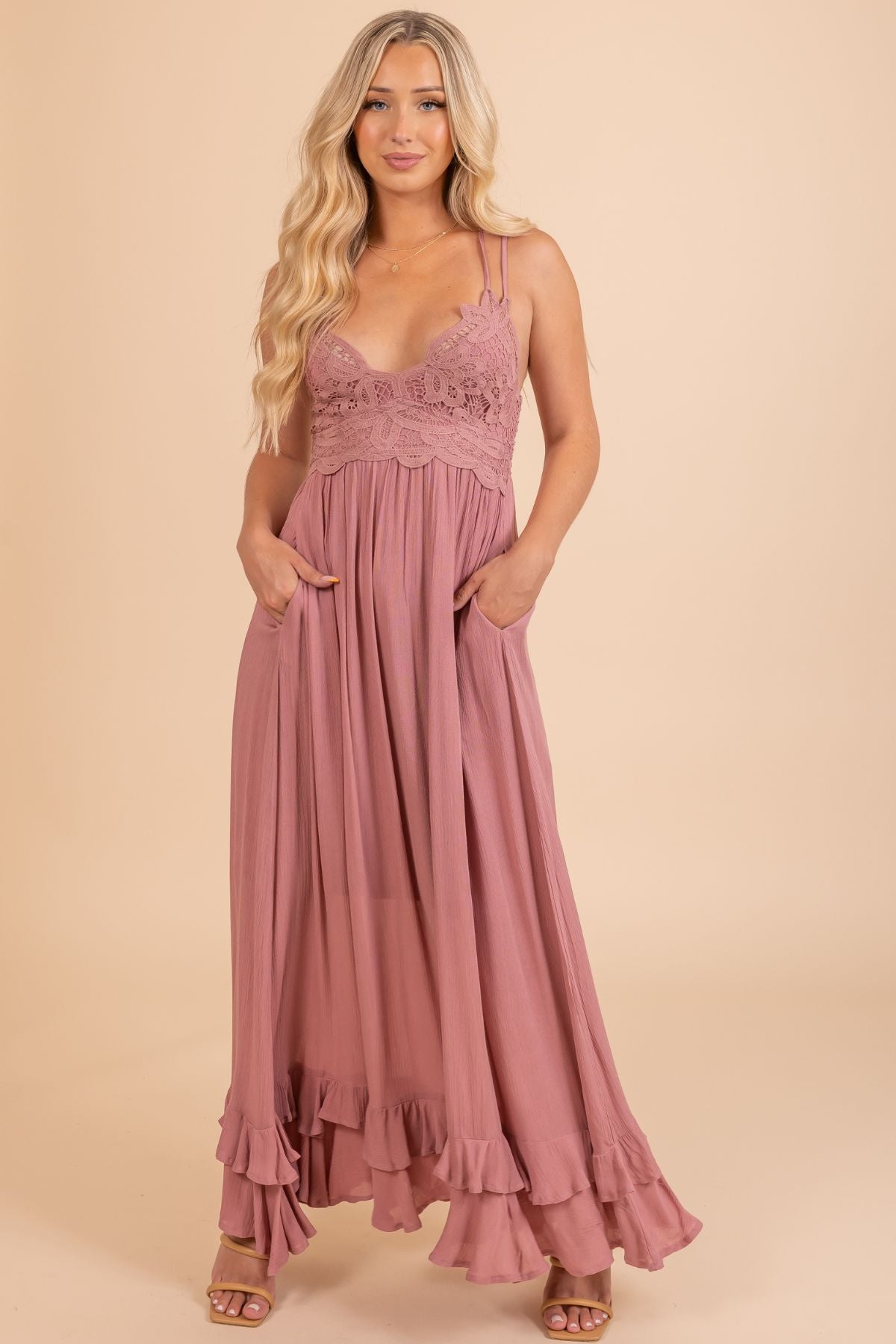 Review endless romance maxi dress Clearance