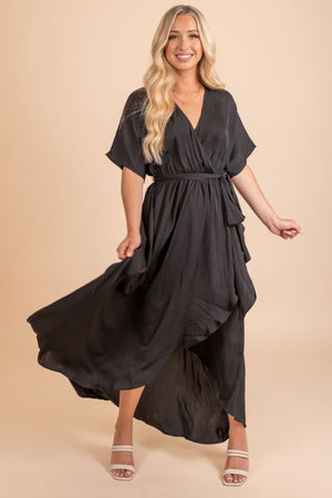 Stand Out Maxi Wrap Dress