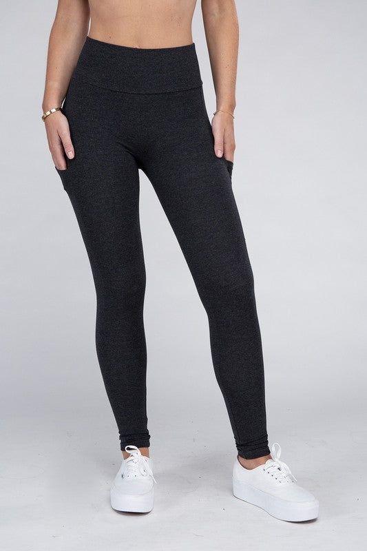 High Waisted Microfiber Legging - Black  Lillo Bella-Women's Clothing,  Unique Shoes, Jewelry & Gifts