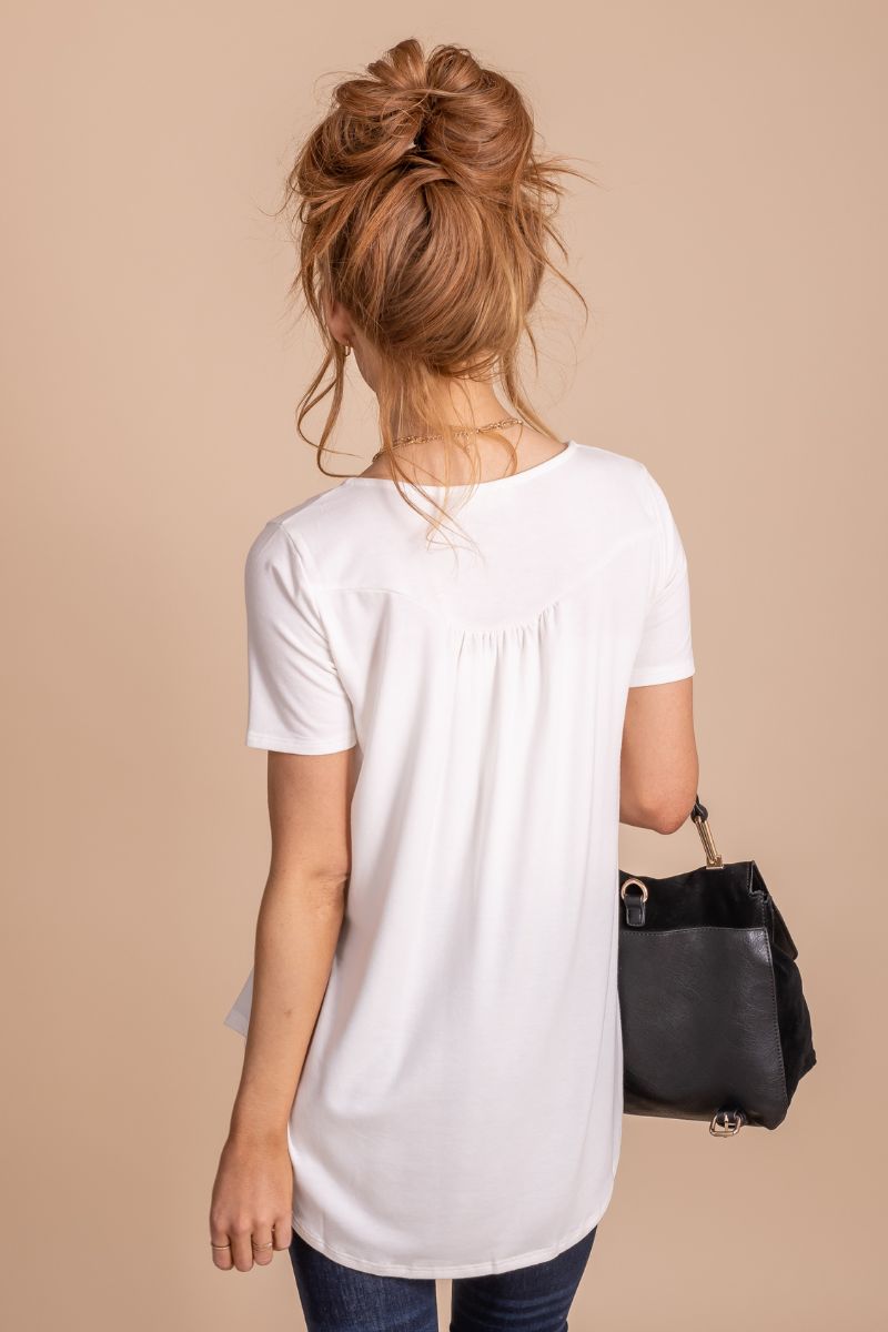 A New Day Pleated Top