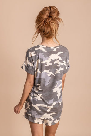 Let It Go Camo Lounge Set