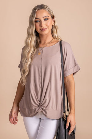 Brightest Days Knot Front Top