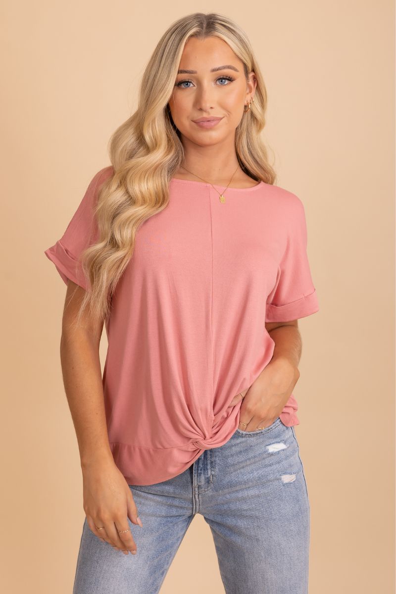 Brightest Days Knot Front Top