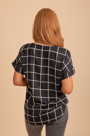 Refreshing Confidence Patterned Blouse