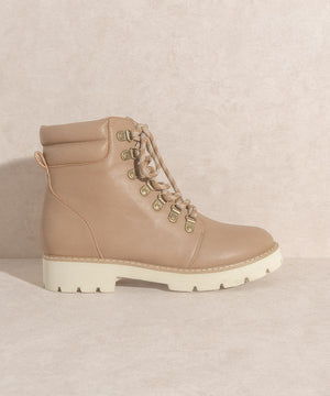 Working Hard Lace Up Ankle Boots