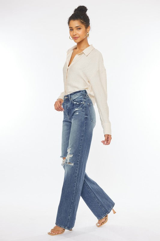 Leaving It Alone High Rise Flare Jeans