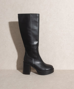On The Runway Black Platform Boots