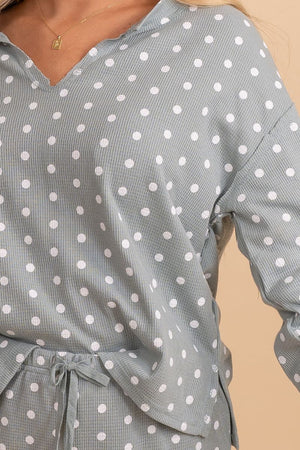 light blue matching sweater set