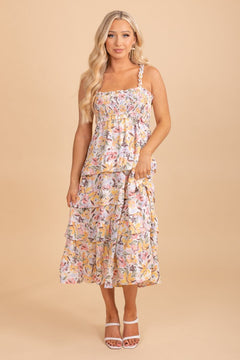 Rooftop Gardens Floral Maxi Dress