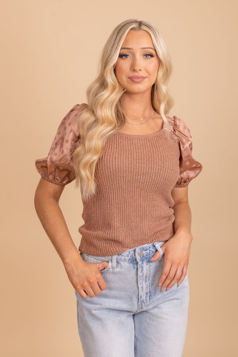Give Yourself Love Puff Sleeve Top