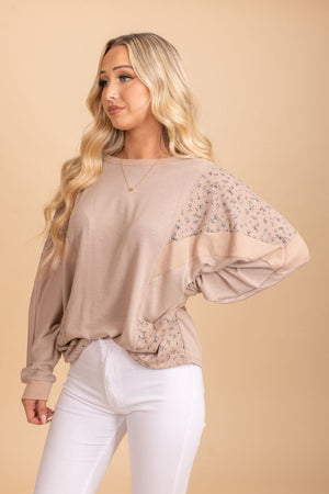 oversized high quality floral top