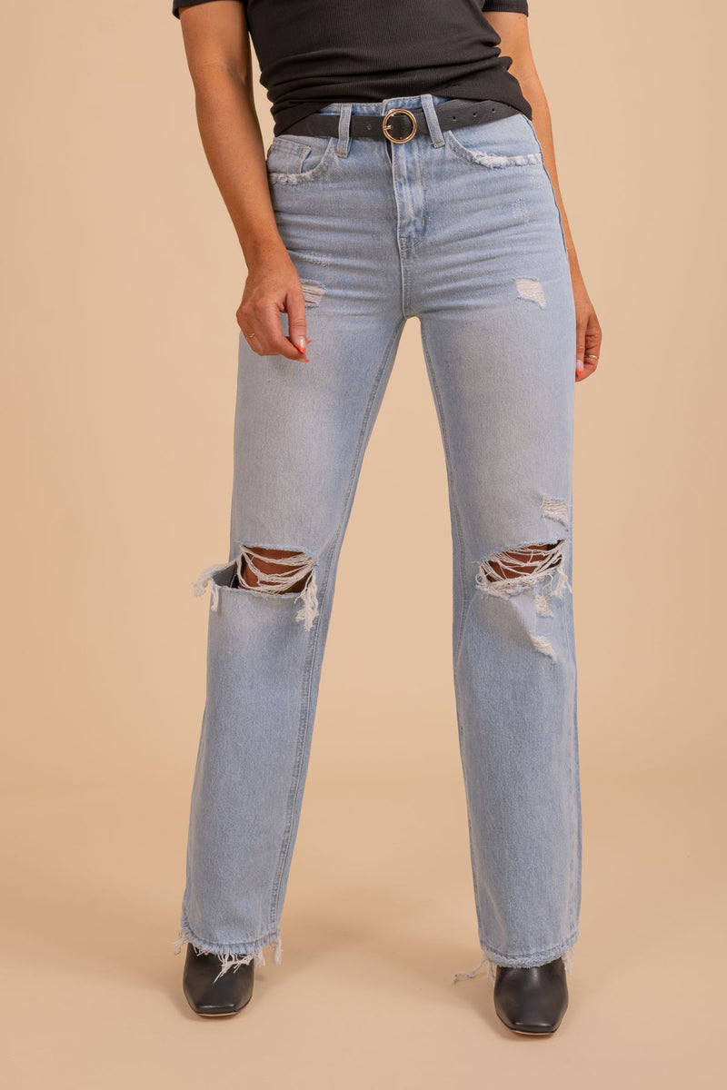 Western Promise Light Wash Jeans