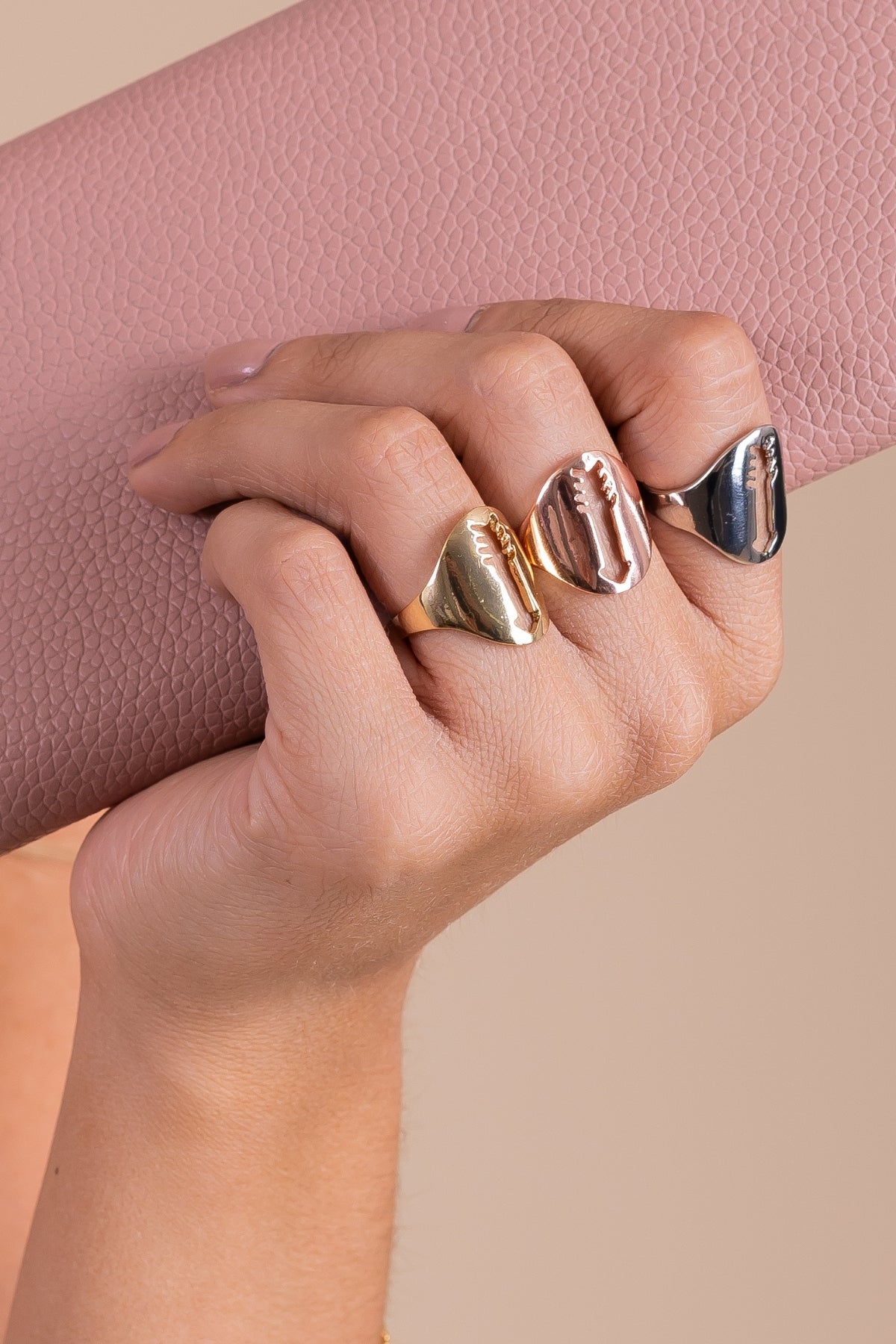 Boutique Arrow Cut-Out Rings for Women
