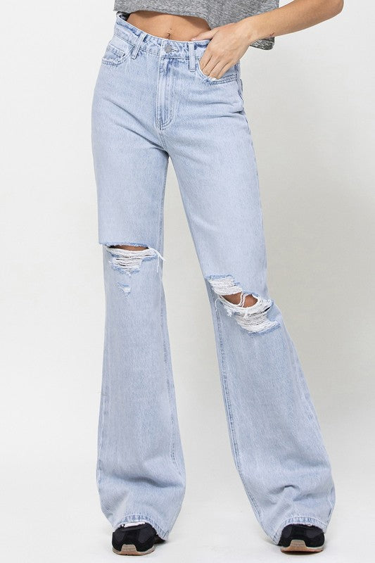 Good Luck Charm Vintage Flare Jeans - Flying Monkey Jeans