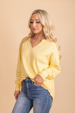 oversized high quality long sleeve top