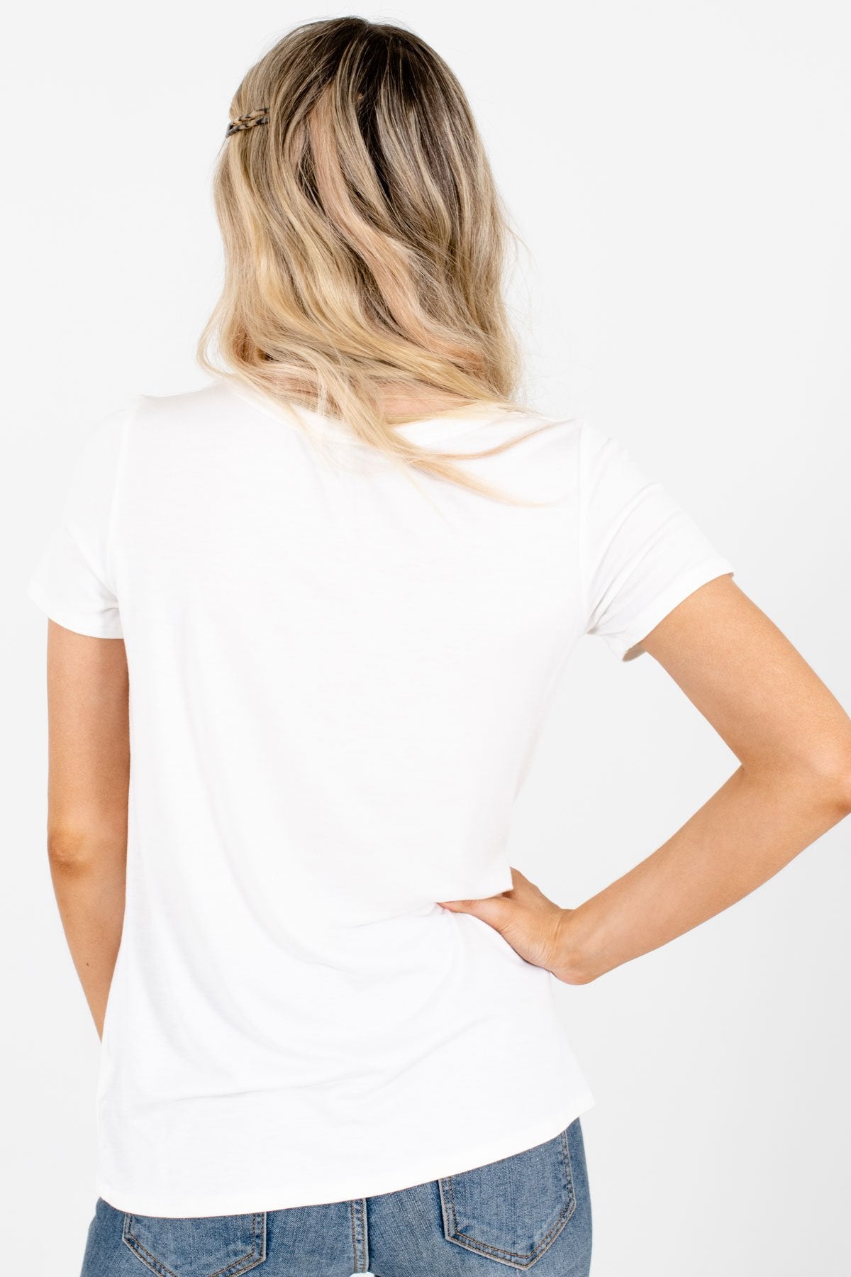 Women's White Mountain Graphic Boutique T-Shirt