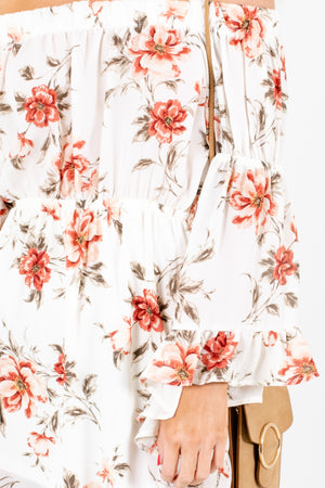 White Affordable Online Boutique Clothing for Women