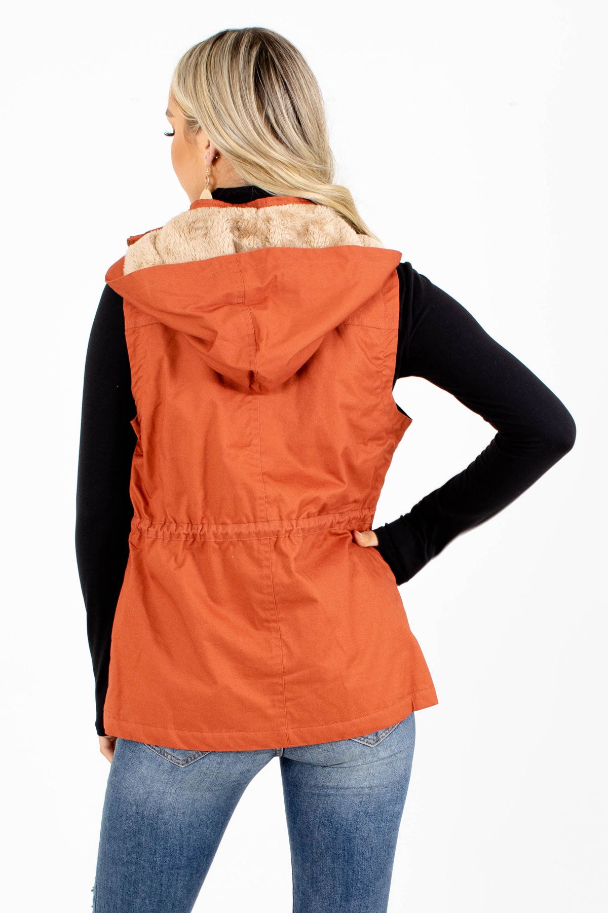 Women's Rust High-Quality Boutqiue Vest