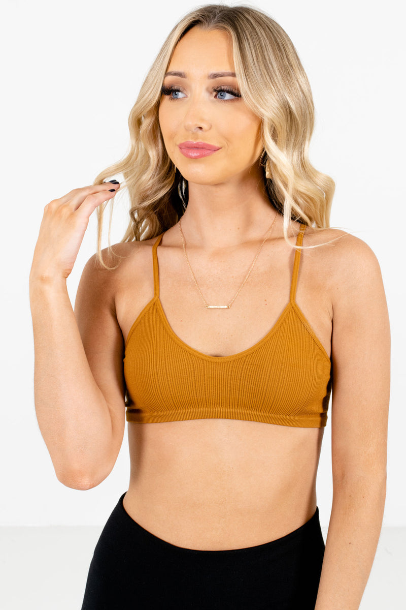 Another Day in Love Rust Orange Bralette