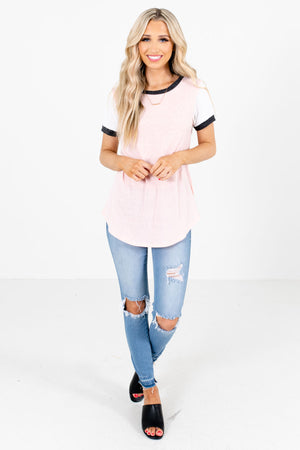 Women's Pink Cute and Comfortable Boutique Tees