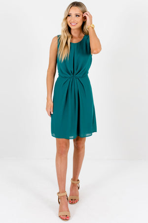 Green Flattering Mini Dresses Affordable Online Boutique
