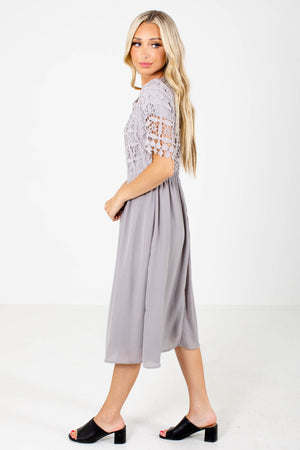 Women's Gray Spring and Summertime Boutique Clothing