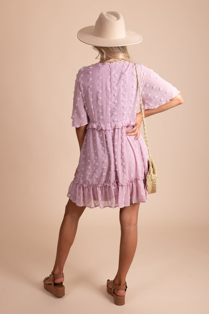 Pink Boutique Mini V Neck Dress