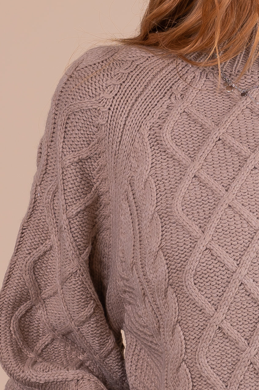 boutique textured knit sweater