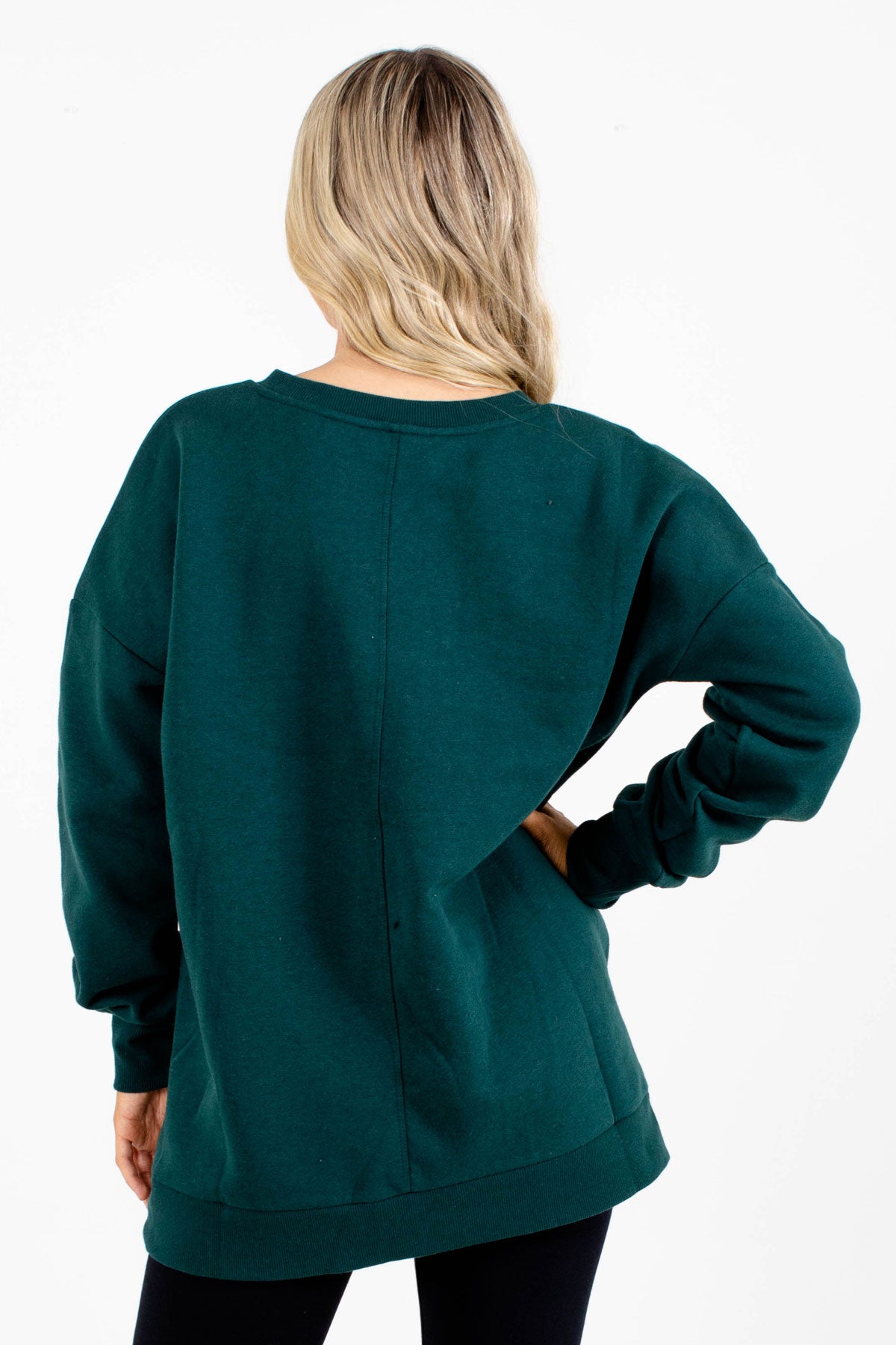 Comfy and Cute Green Pullover Sweater Women's Boutique