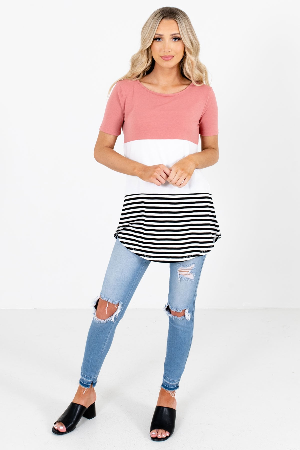 Women’s Pink Fall and Winter Boutique Clothing