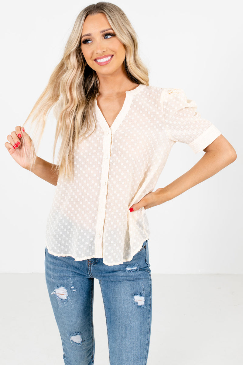 Beautiful People Textured Blouse
