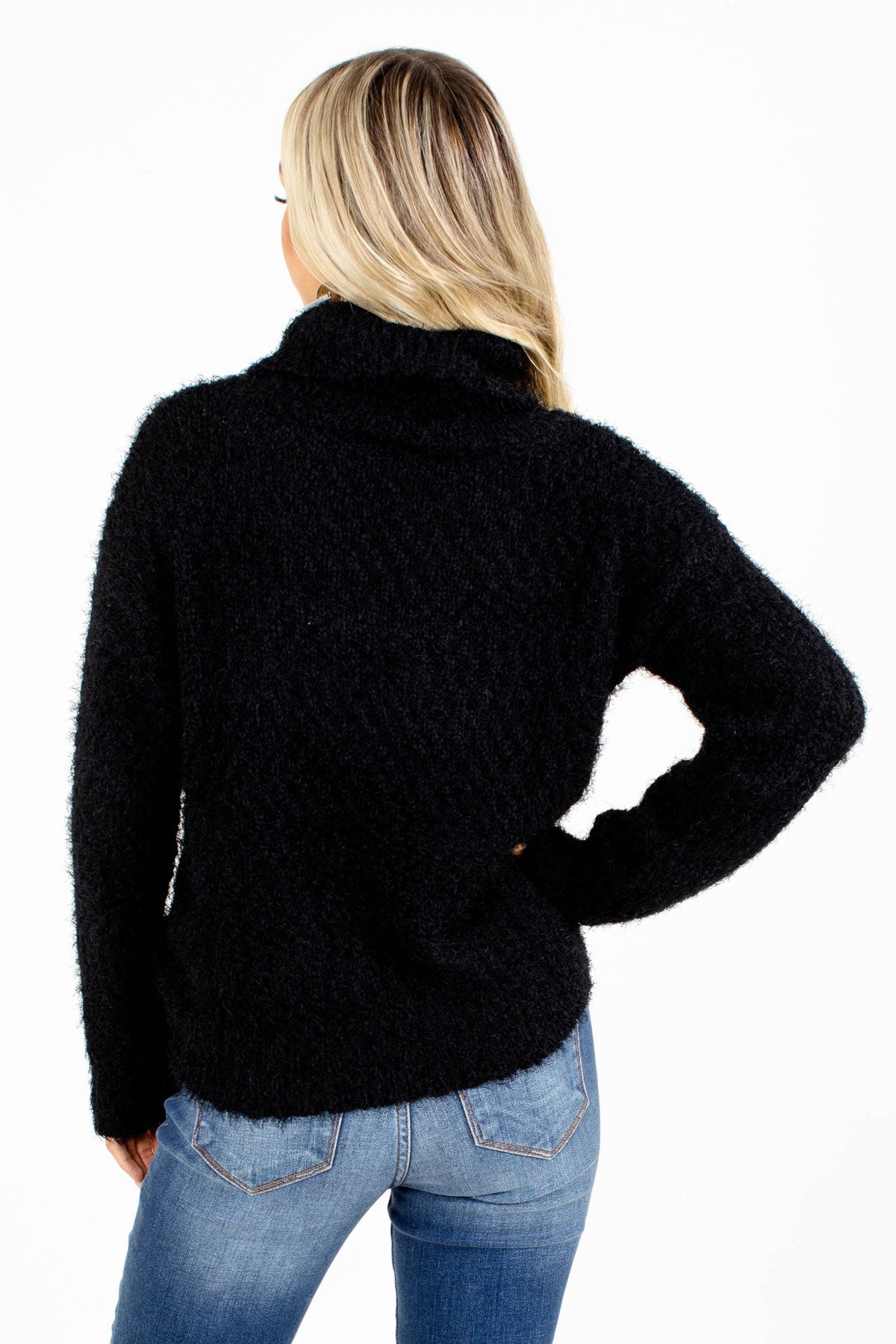 Black Cute and Comfortable Boutique Sweater for Fall